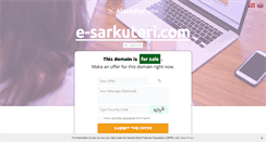 Desktop Screenshot of e-sarkuteri.com